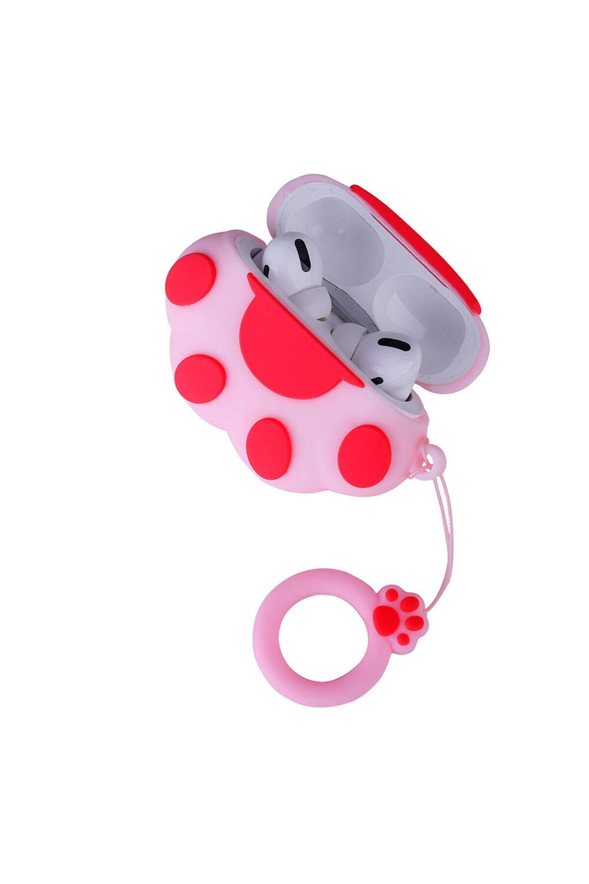 Air-Pods Pro 2 EFR TPU Kabartma Figürlü İpli Airbag 37 Silikon Kılıf-NO23 No23