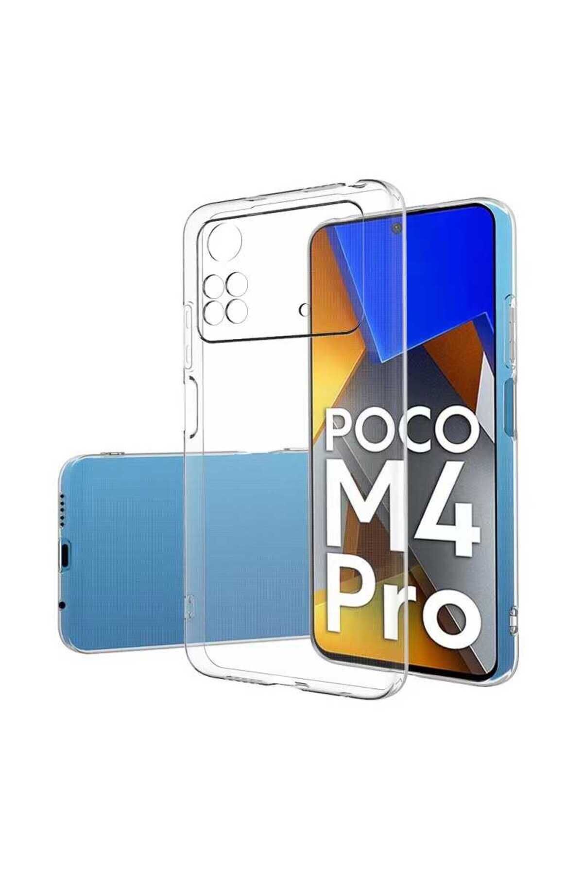 Poco M4 Pro 4G Kılıf GNST Süper Silikon Kapak - Renksiz Renksiz