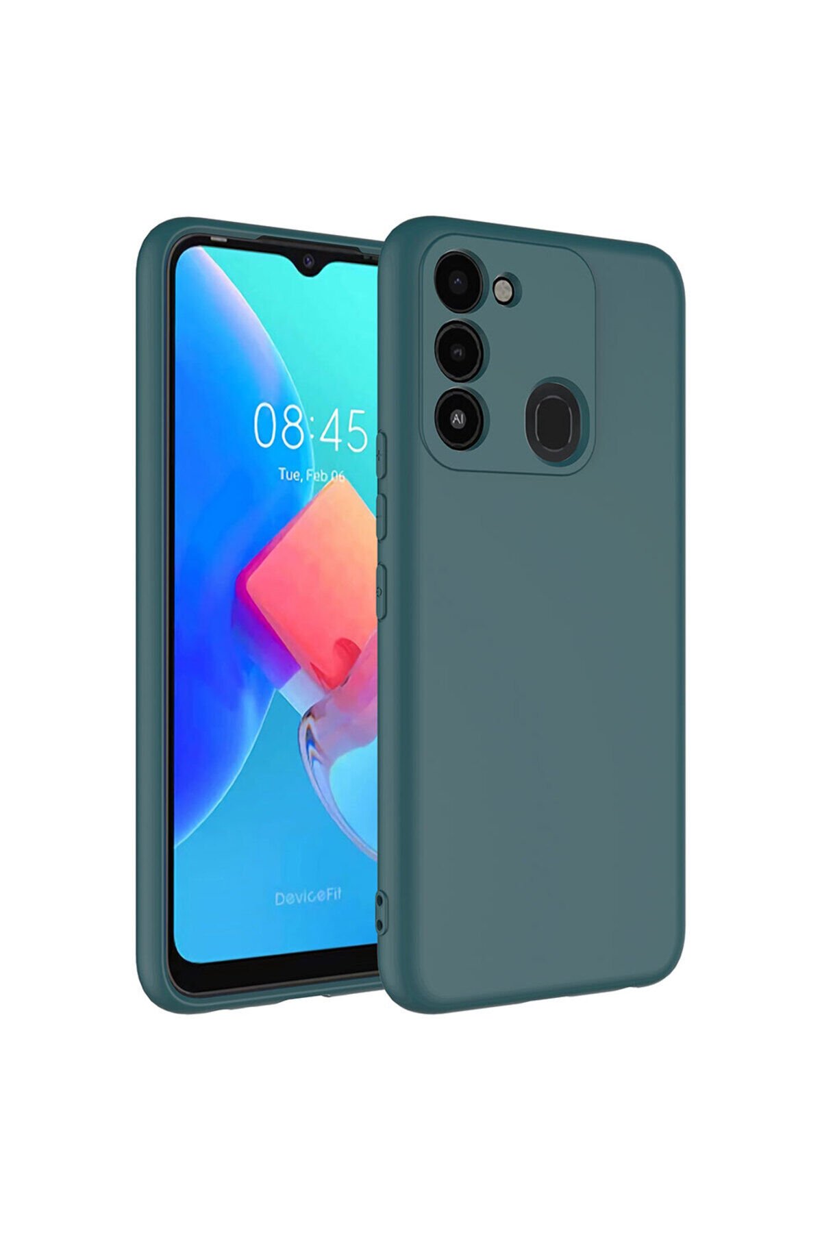 Tecno Spark 8C Kılıf BSAY Mara Lansman Kapak - Siyah Lila