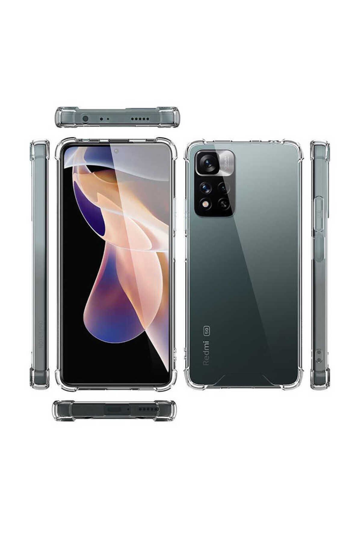 Redmi Note 11 Pro Plus 5G Kılıf BSAY Nitro Anti Shock Silikon - Renksiz Renksiz