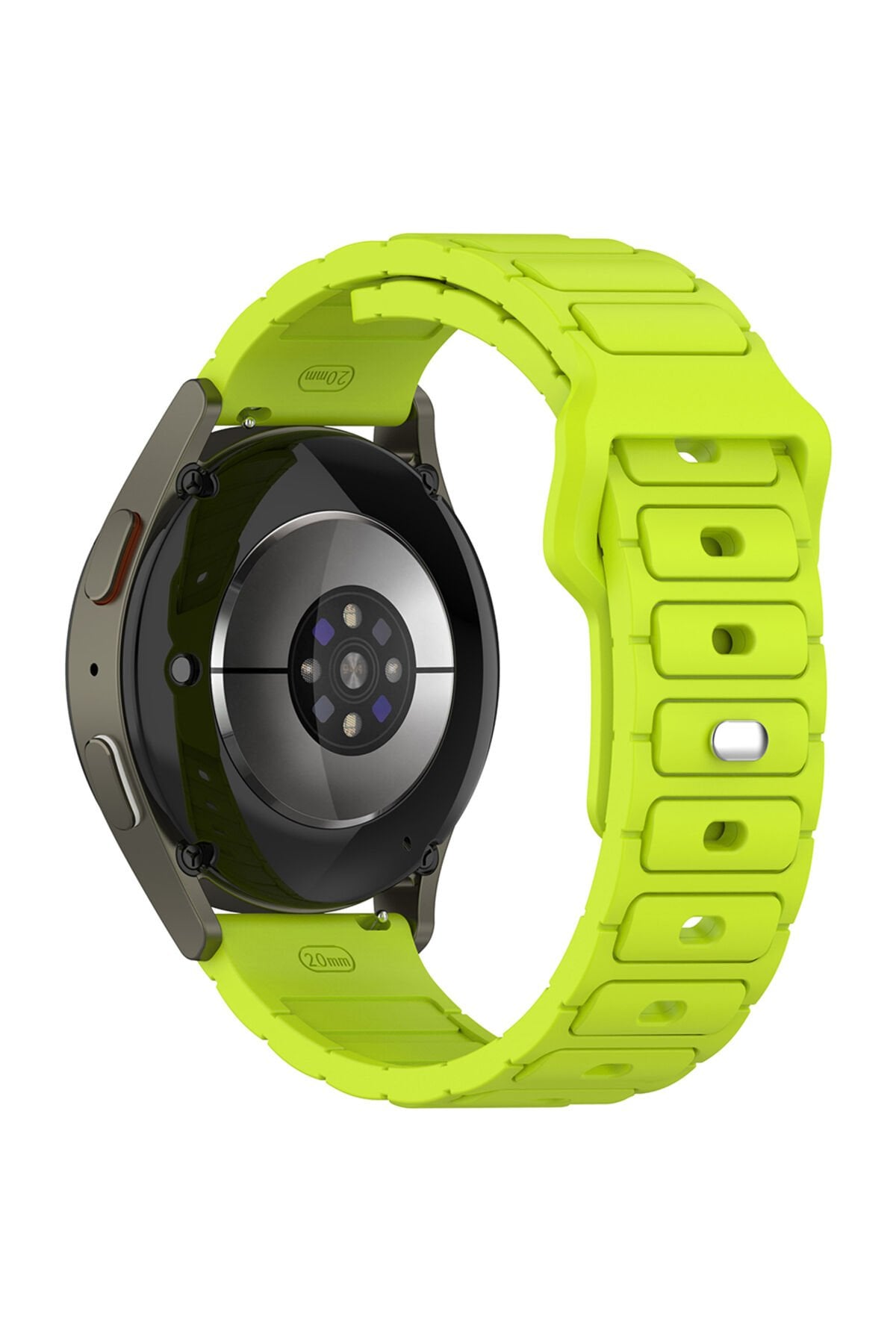 Amazfit Pace BSAY KRD-132 22mm Silikon Kordon Strap Kayış - Starlight Yeşil