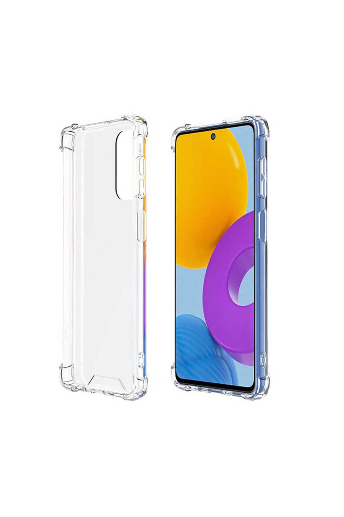 Galaxy M52 Kılıf SBT Nitro Anti Shock Silikon - Renksiz Renksiz