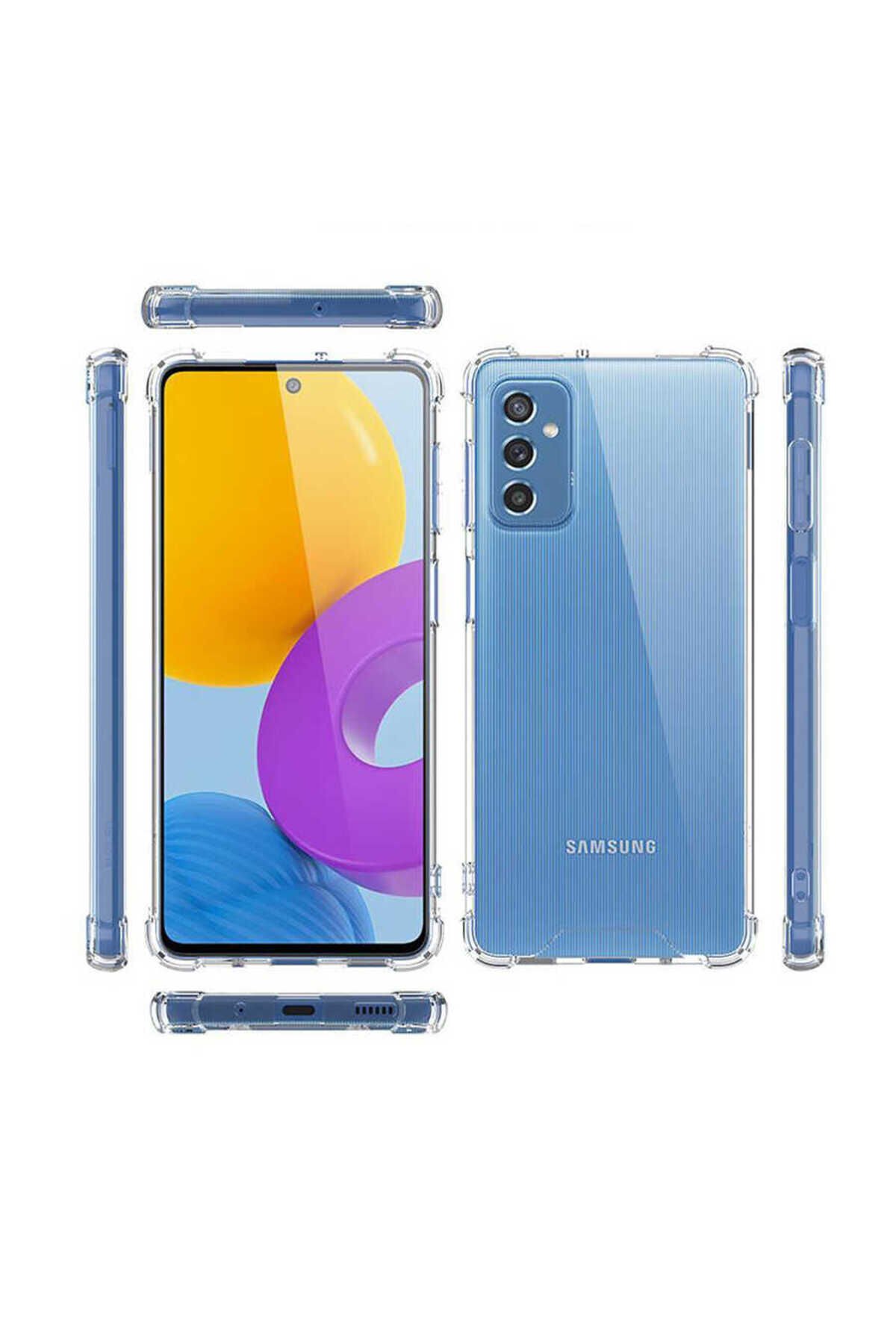 Galaxy M52 Kılıf SBT Nitro Anti Shock Silikon - Renksiz Renksiz
