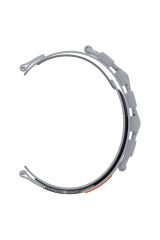 Gear S2 BSAY KRD-112 20mm Orbital Örgülü Halat Tasarımlı Naylon Kumaş Hasır Kordon-Mavi Turuncu