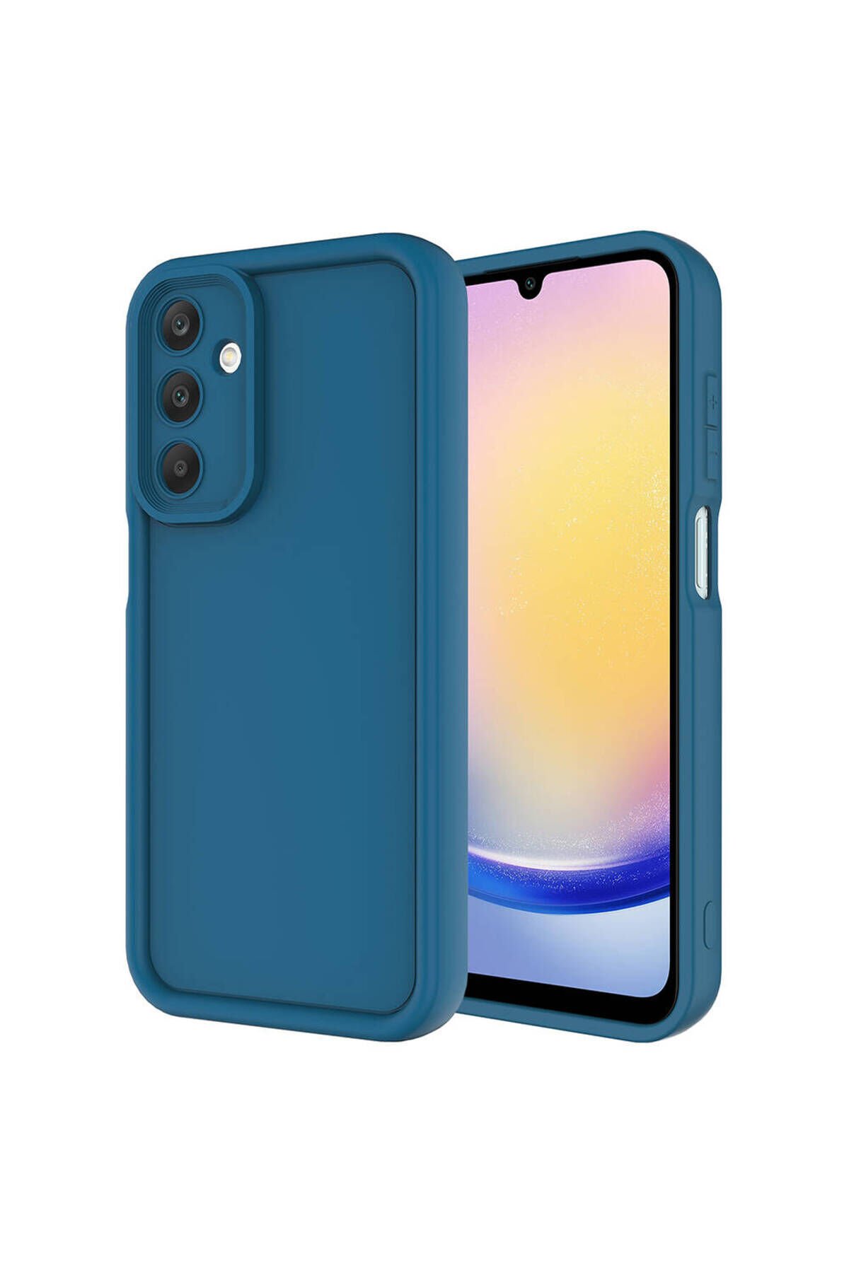 Galaxy A25 Kılıf Kamera Korumalı SENK Ananas Kapak - Mürdüm Mürdüm