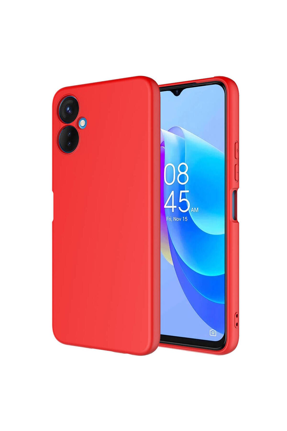 Tecno Spark 9 Pro Kılıf BSAY Mara Lansman Kapak - Siyah Kırmızı