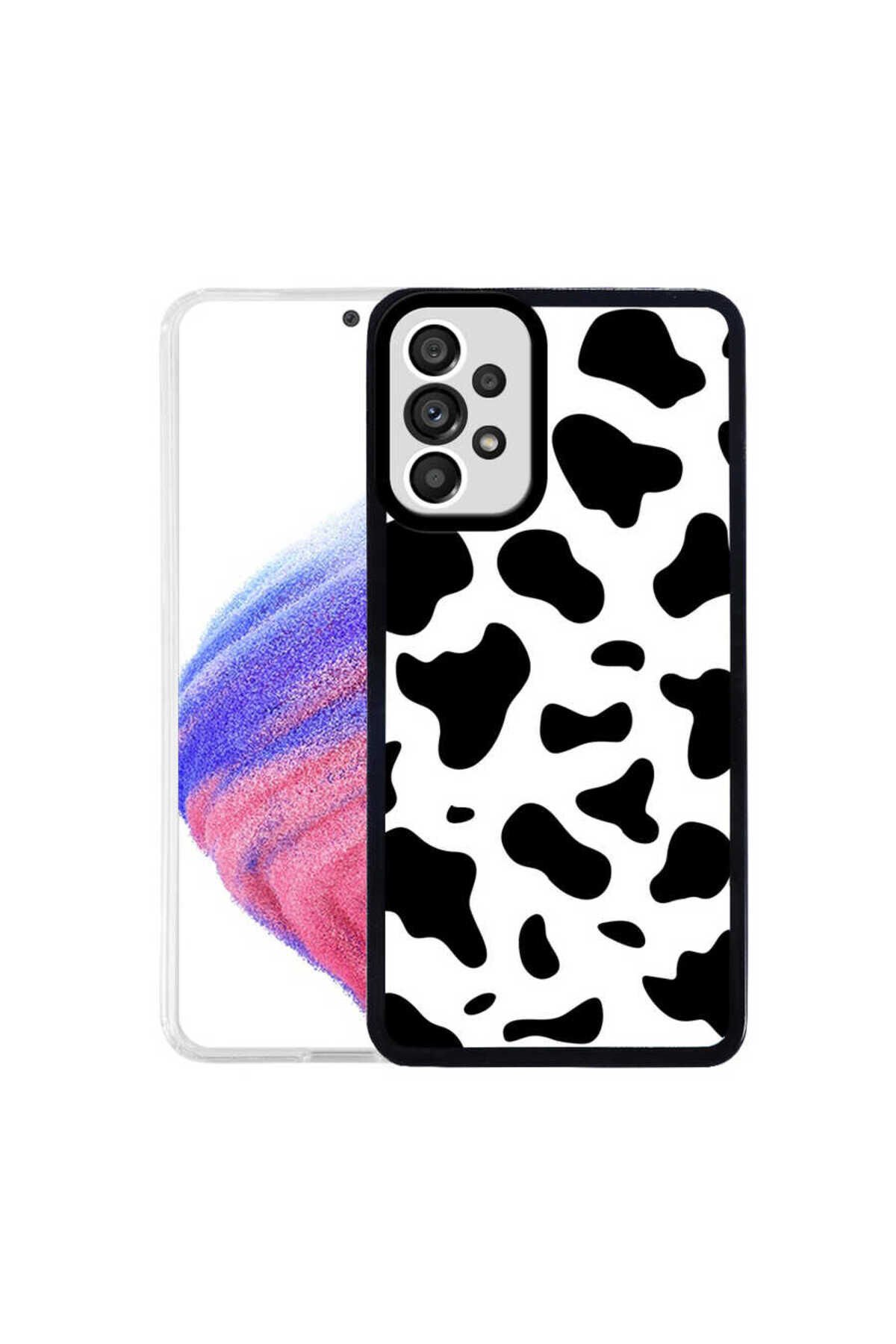 Galaxy A33 5G Kılıf BSAY M-Fit Desenli Kapak - Butterfly No3 Cow No1