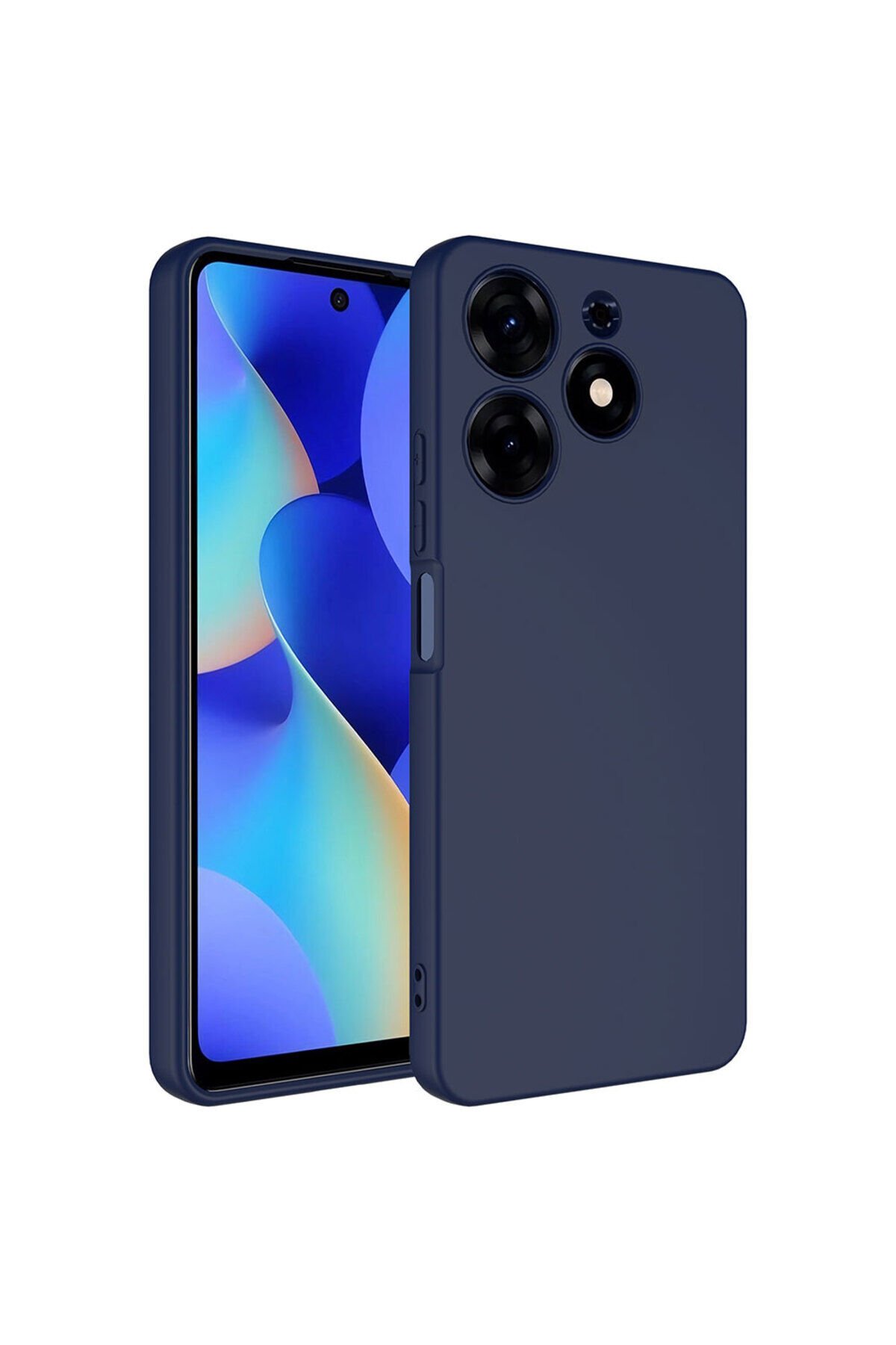 Tecno Spark 10 Pro Kılıf BSAY Mara Lansman Kapak - Lacivert Lacivert