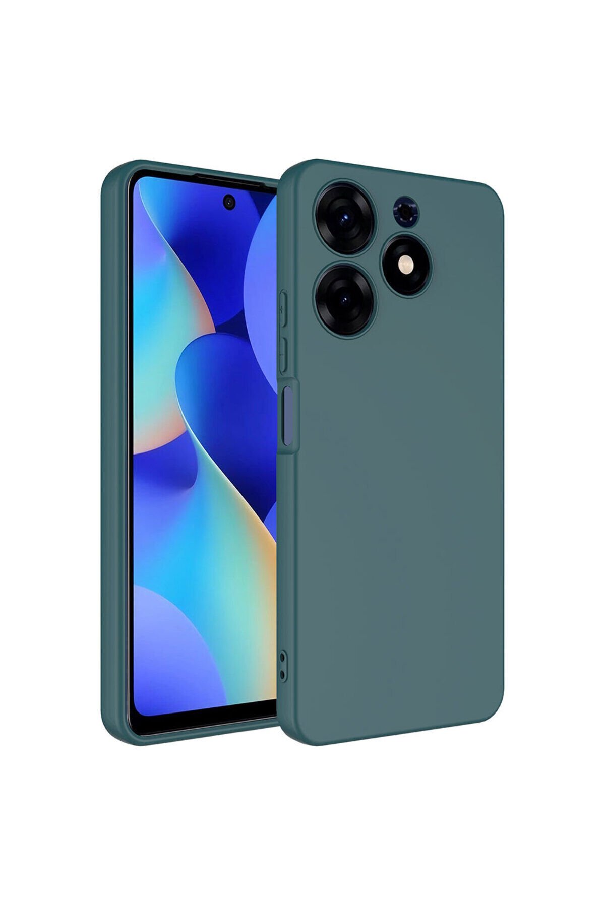 Tecno Spark 10 Pro Kılıf BSAY Mara Lansman Kapak - Lacivert Koyu Yeşil