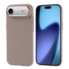 iPhone 17 Air Kılıf M-safe Şarj Özellikli Karbon Fiber Görünümlü Zore Nekst Kılıf