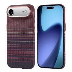 iPhone 17 Air Kılıf M-safe Şarj Özellikli Karbon Fiber Görünümlü Zore Nekst Kılıf