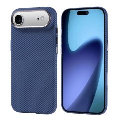 iPhone 17 Air Kılıf M-safe Şarj Özellikli Karbon Fiber Görünümlü Zore Nekst Kılıf