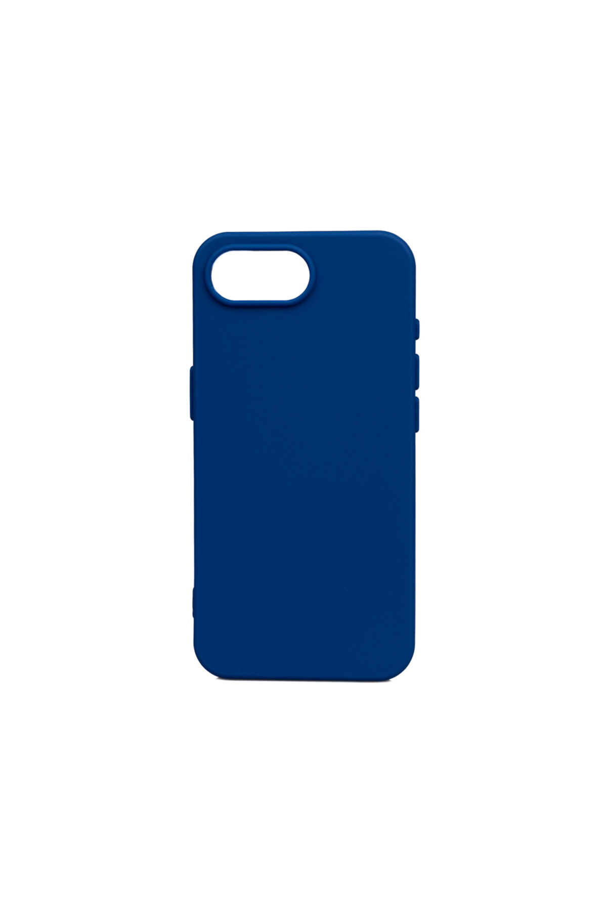 iPhone 16E Kılıf MSRA Biye Silikon - Mavi Mavi