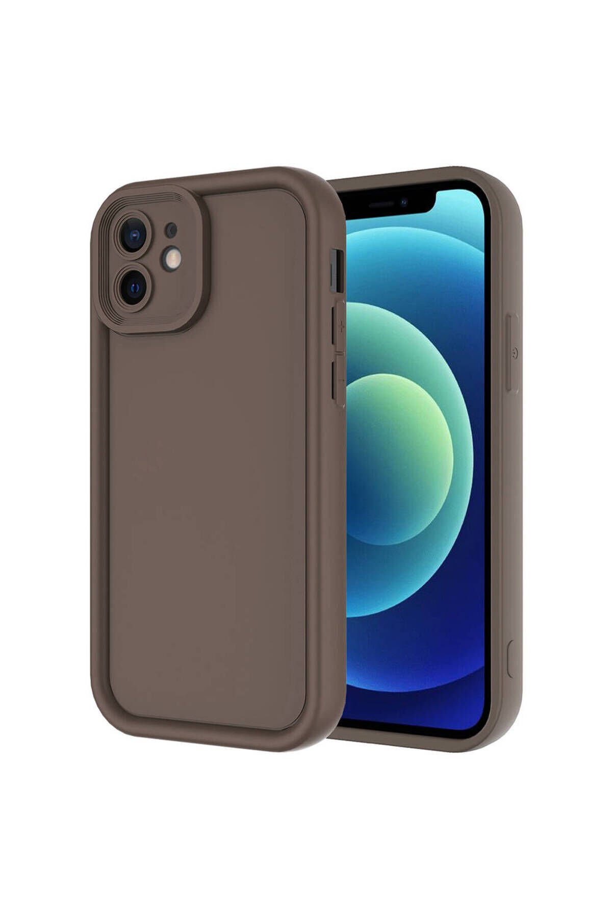 iPhone 11 Kılıf Kamera Korumalı BSAY Ananas Kapak - Siyah Siyah