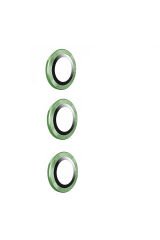 Galaxy S23 FE Uyumlu GZST Kamera Koruyucu Cam Filmi-Yeşil Yeşil