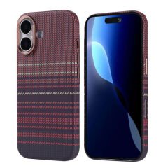 iPhone 17 Kılıf M-safe Şarj Özellikli Karbon Fiber Görünümlü Zore Nekst Kılıf