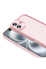 iPhone 16 Plus Kılıf Kamera Korumalı Zore Ananas Kapak - Mürdüm Siyah