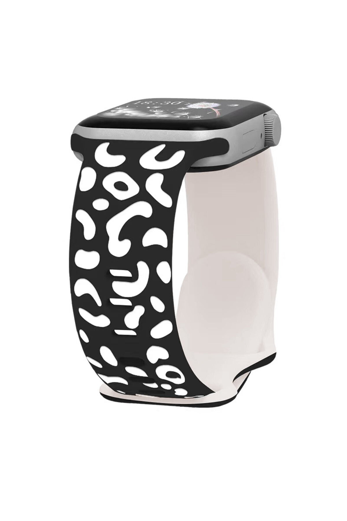 Watch 38mm BSAY KRD-140 Silikon Kordon Strap Kayış - Siyah-Starlight