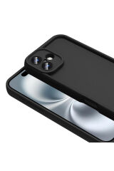iPhone 16 Plus Kılıf Kamera Korumalı Zore Ananas Kapak - Mürdüm Siyah