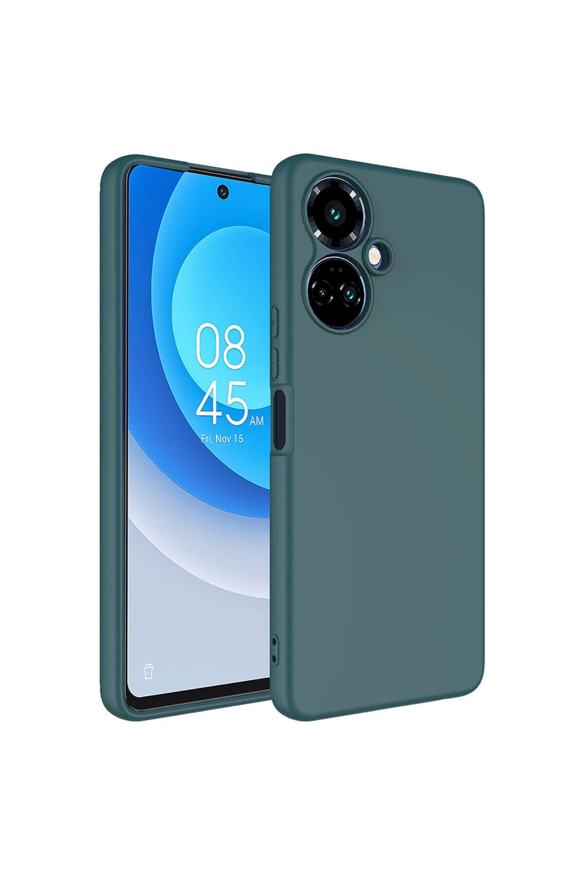 Tecno Camon 19 Pro Kılıf BSAY Mara Lansman Kapak - Siyah Koyu Yeşil