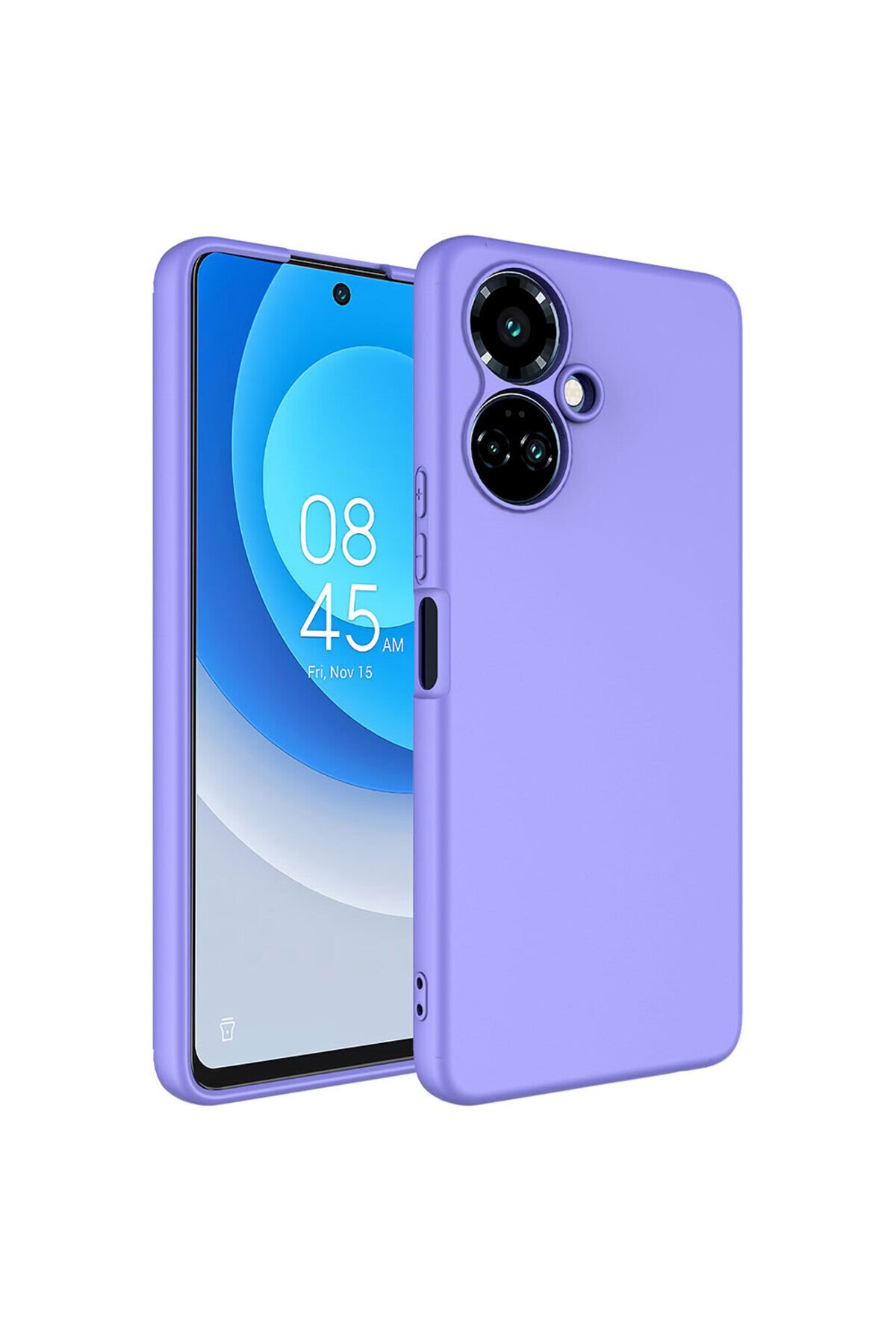 Tecno Camon 19 Pro Kılıf BSAY Mara Lansman Kapak - Siyah Lila