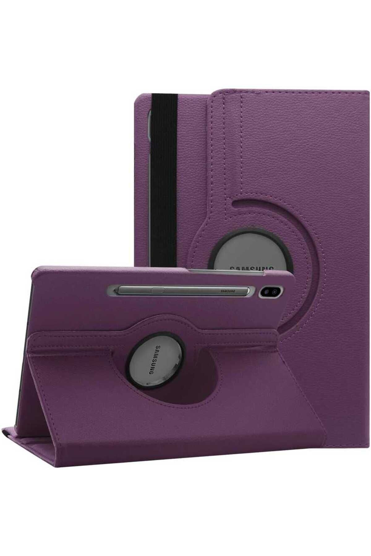 Galaxy Tab S7 T870 Uyumlu GZST Dönebilen Standlı Kılıf-Mor Mor