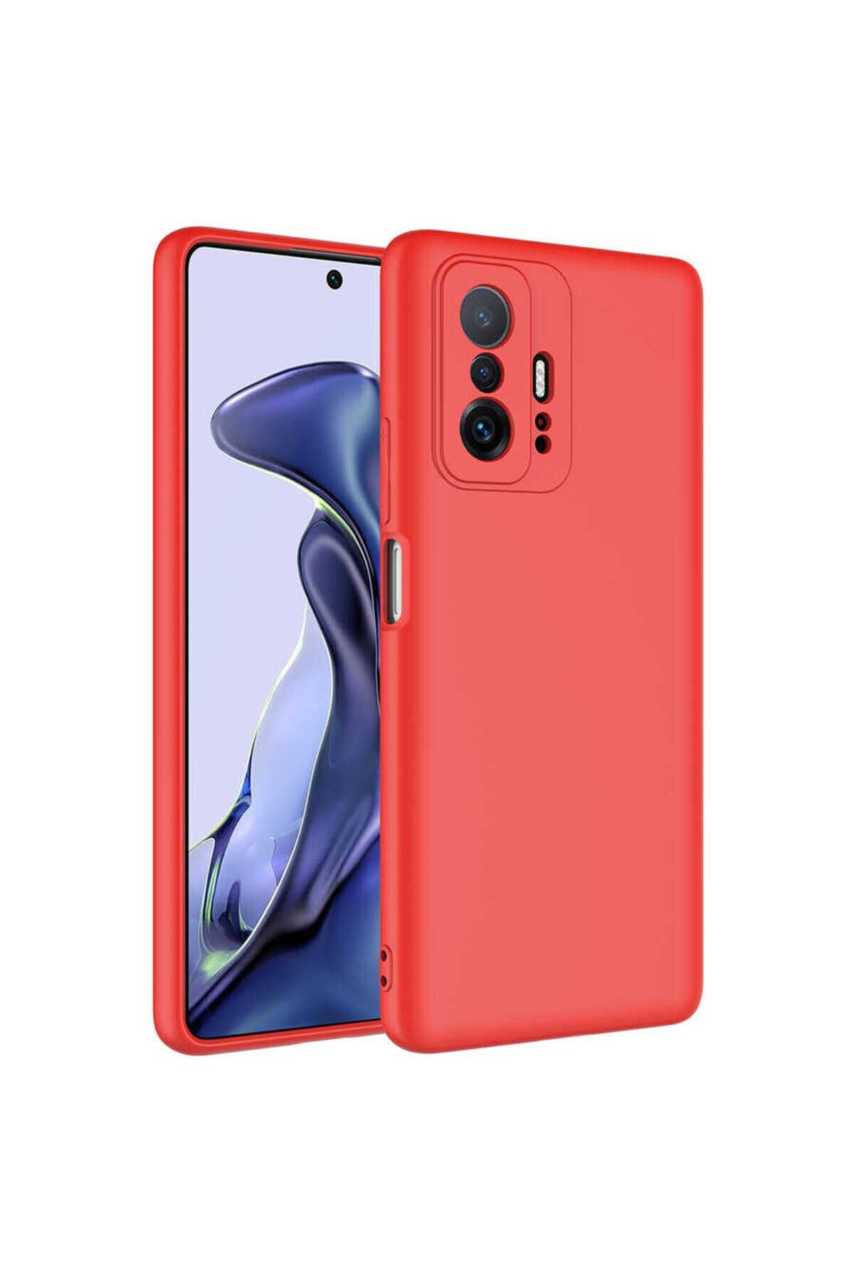 Mi 11T Pro 5G Kılıf SBT Mara Lansman Kapak - Kırmızı Kırmızı