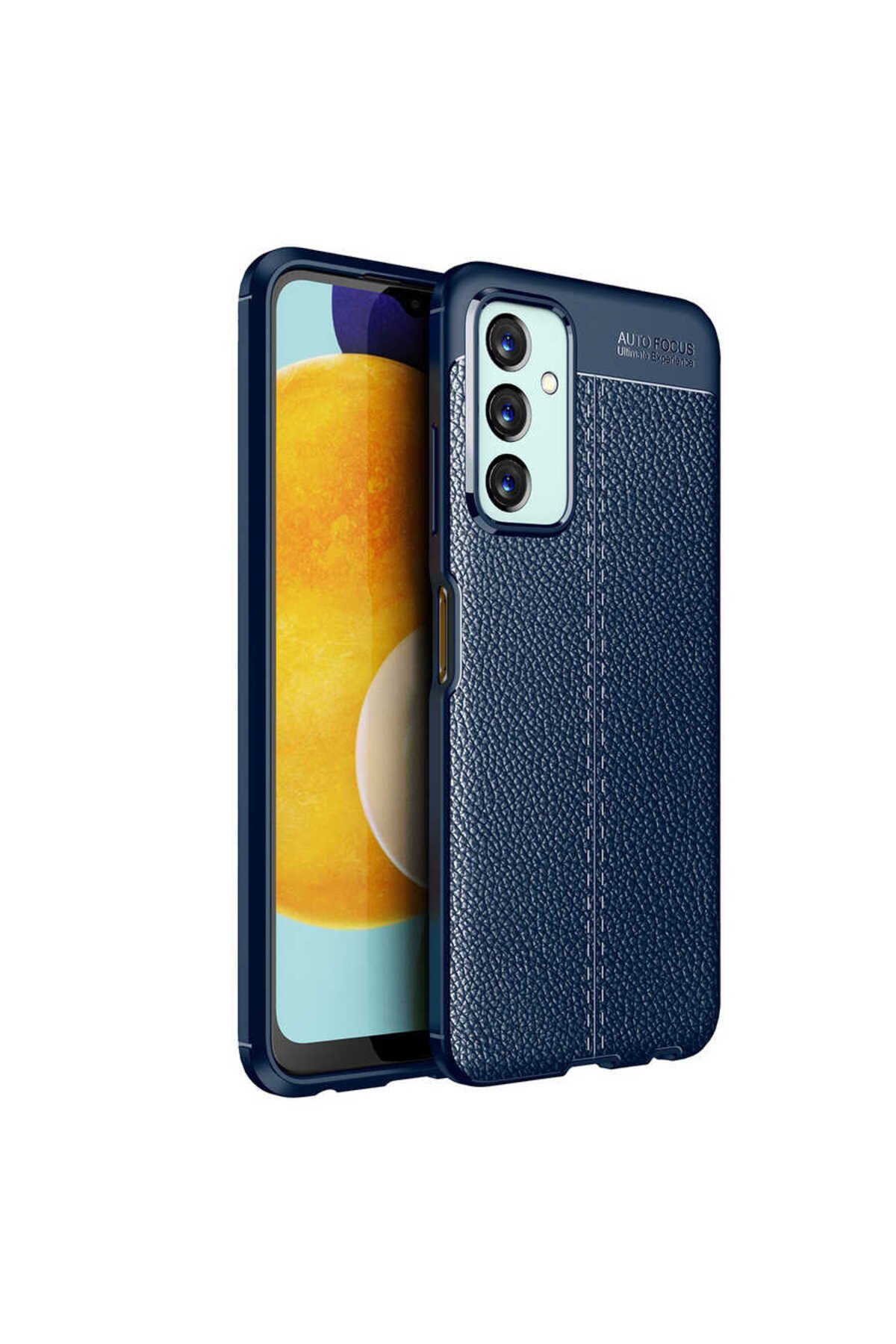 Galaxy M23 Kılıf BSAY Niss Silikon Kapak - Siyah Lacivert