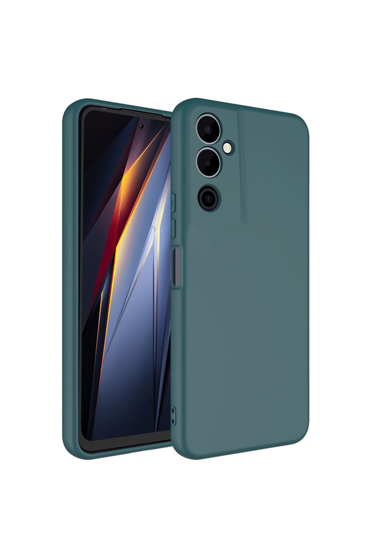 Tecno Pova Neo 2 Kılıf BSAY Mara Lansman Kapak - Siyah Koyu Yeşil