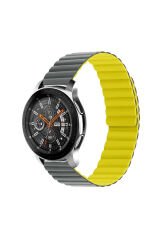 Gear S3 Uyumlu KRD-52 BSAY Kordon-Yeşil Siyah
