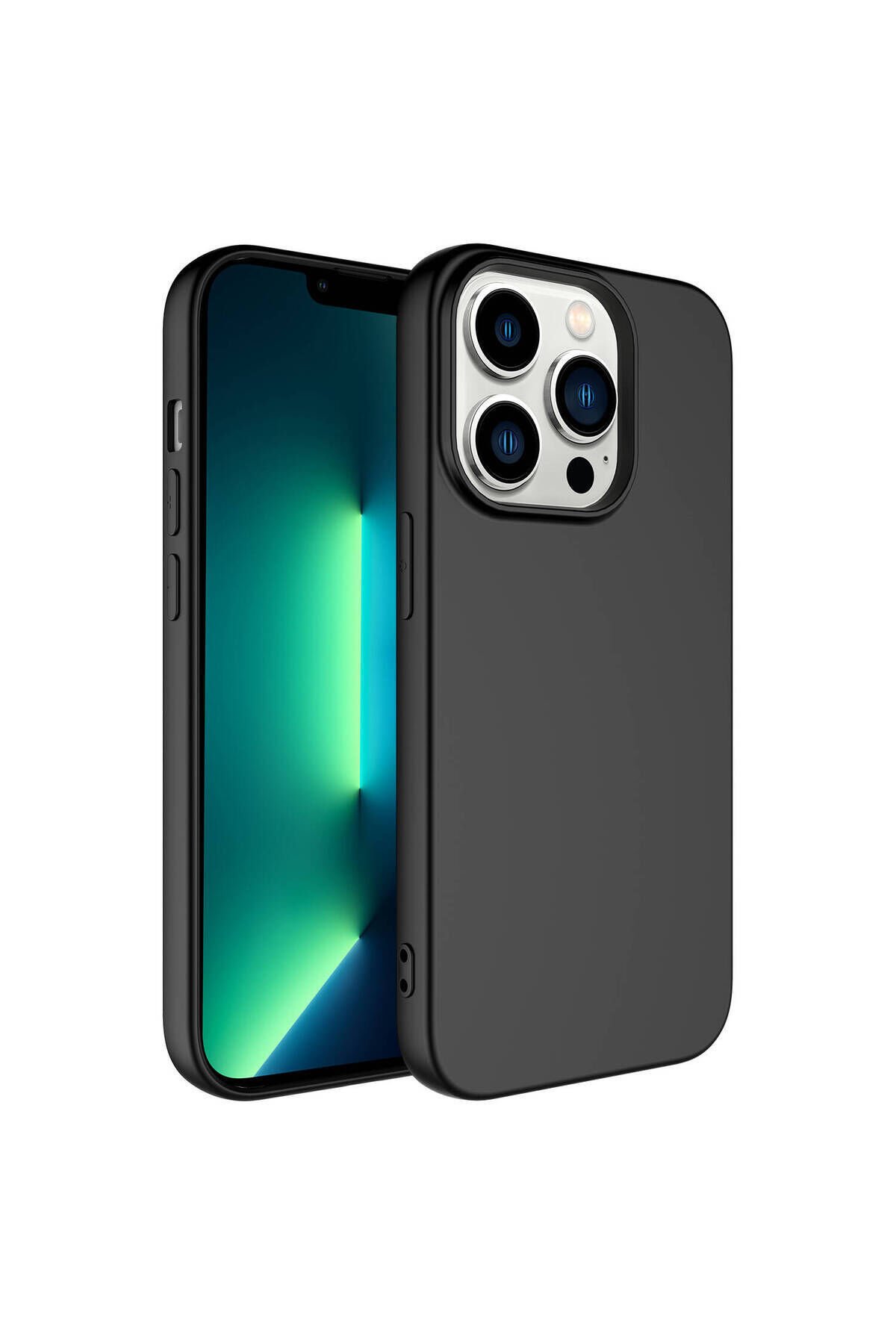 iPhone 14 Pro Uyumlu BSAY LSR Lansman Kılıf-Lila Siyah