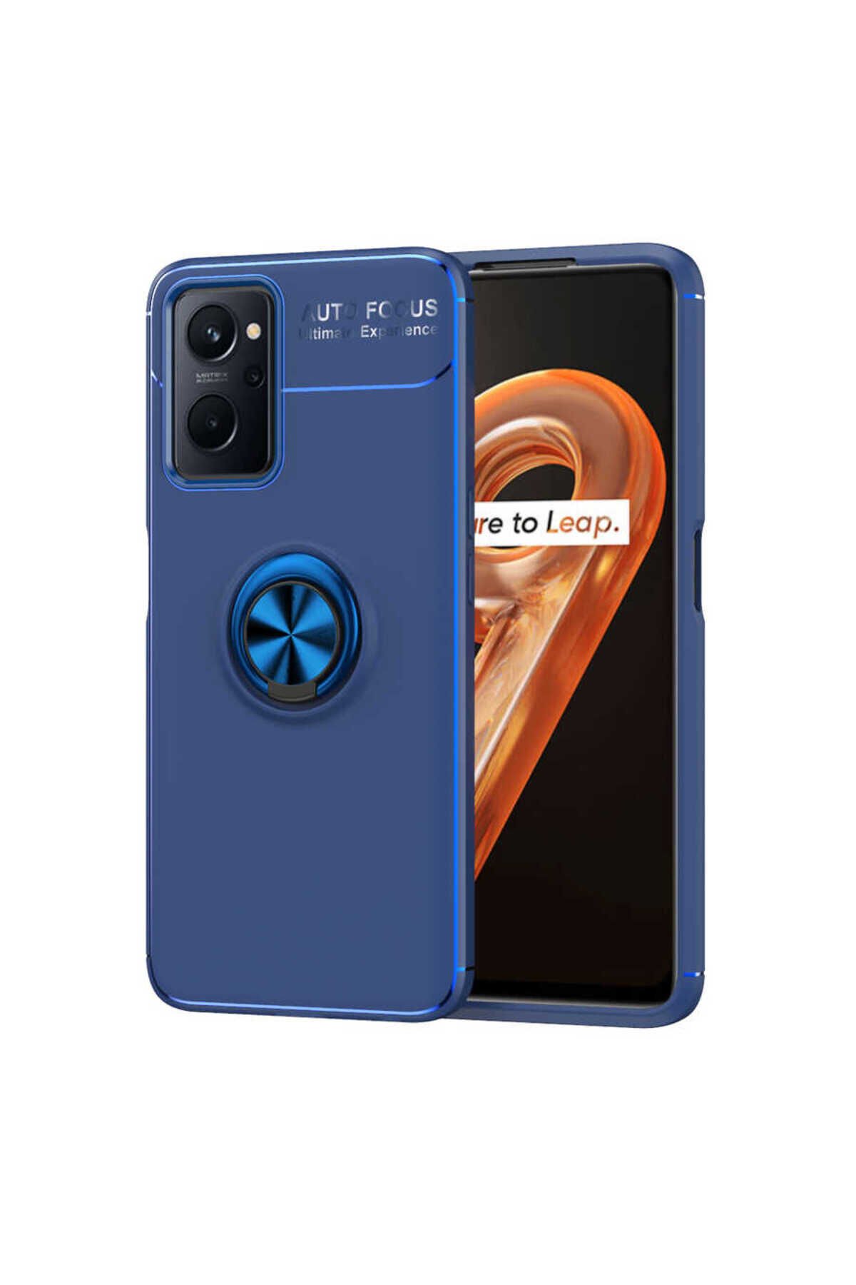 A96 4G Kılıf GZST Ravel Silikon Kapak - Mavi Mavi