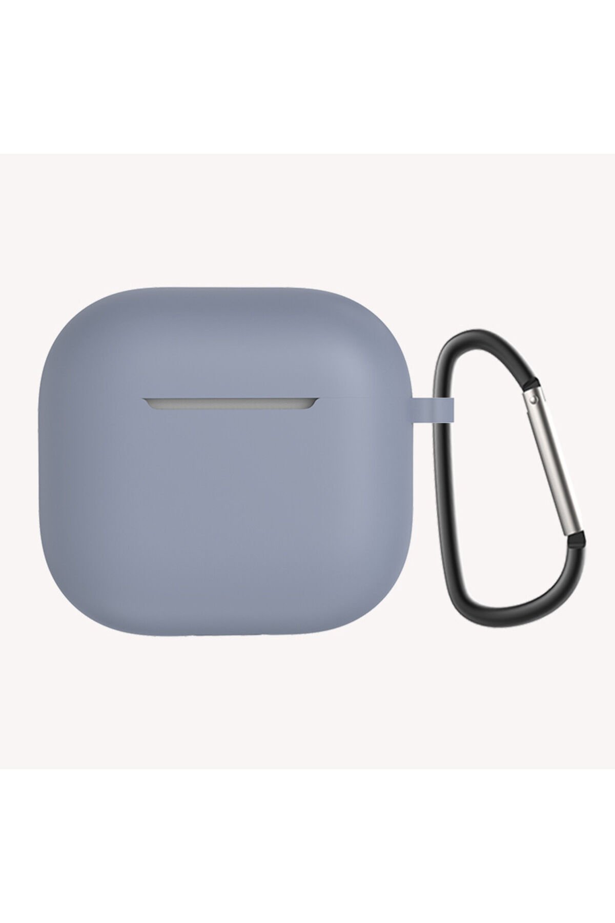 Air-Pods 4 BSAY Standart Silikon Kılıf-Lavendery Gray