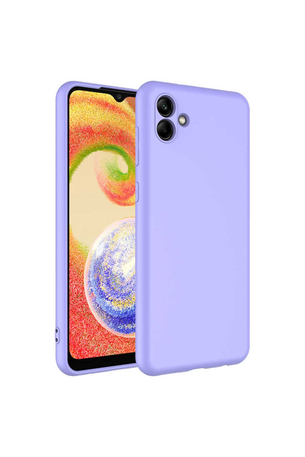 Galaxy A04 Kılıf BSAY Mara Lansman Kapak - Siyah Lila