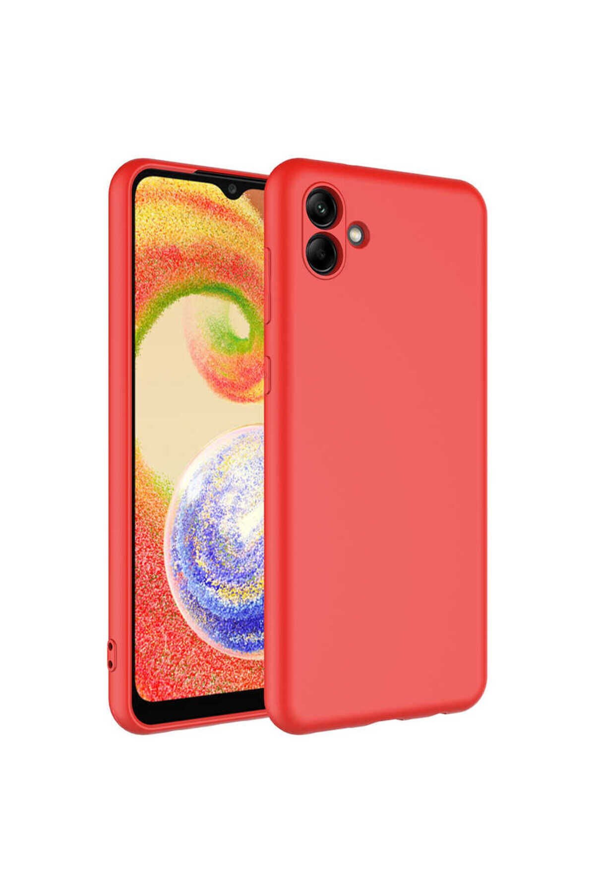 Galaxy A04 Kılıf BSAY Mara Lansman Kapak - Siyah Kırmızı