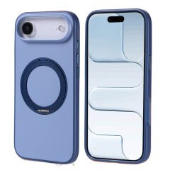 iPhone 17 Air Kılıf M-Safe Şarj Özellikli Standlı Zore Proton Silikon Kılıf