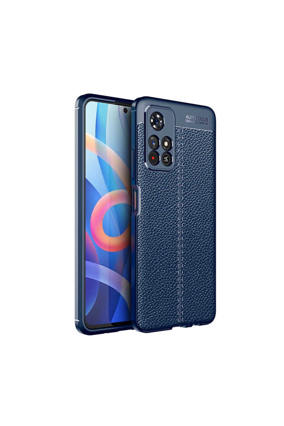 Poco M4 Pro 5G Kılıf BSAY Niss Silikon Kapak - Lacivert Lacivert