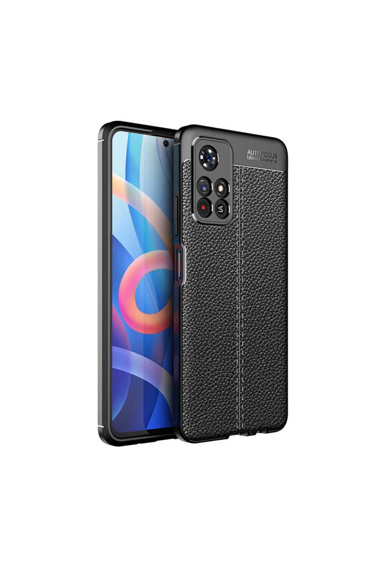 Poco M4 Pro 5G Kılıf BSAY Niss Silikon Kapak - Lacivert Siyah