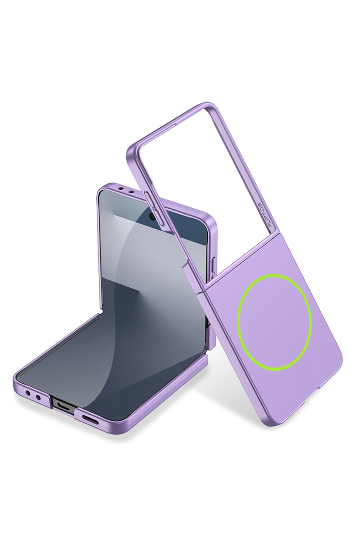 Galaxy Z Flip 7 Kılıf Wireless Şarj Özellikli Kıpta M-safe Kapak - Rose Gold Altın