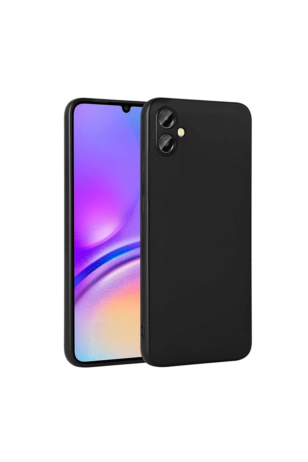 Galaxy A06 Kılıf BSAY Premier Silikon Kapak - Rose Gold Siyah