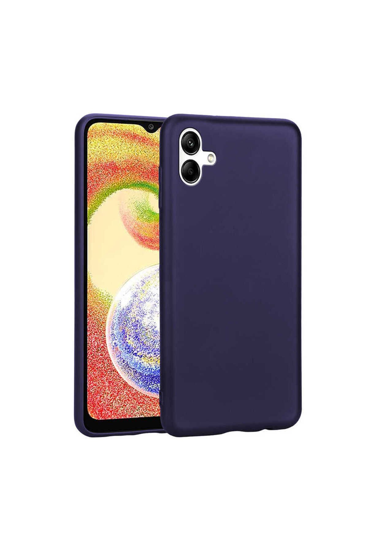 Galaxy A04 Kılıf BSAY Premier Silikon Kapak - Lacivert Lacivert