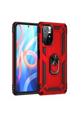 Poco M4 Pro 5G Kılıf BSAY Vega Kapak - Rose Gold Kırmızı