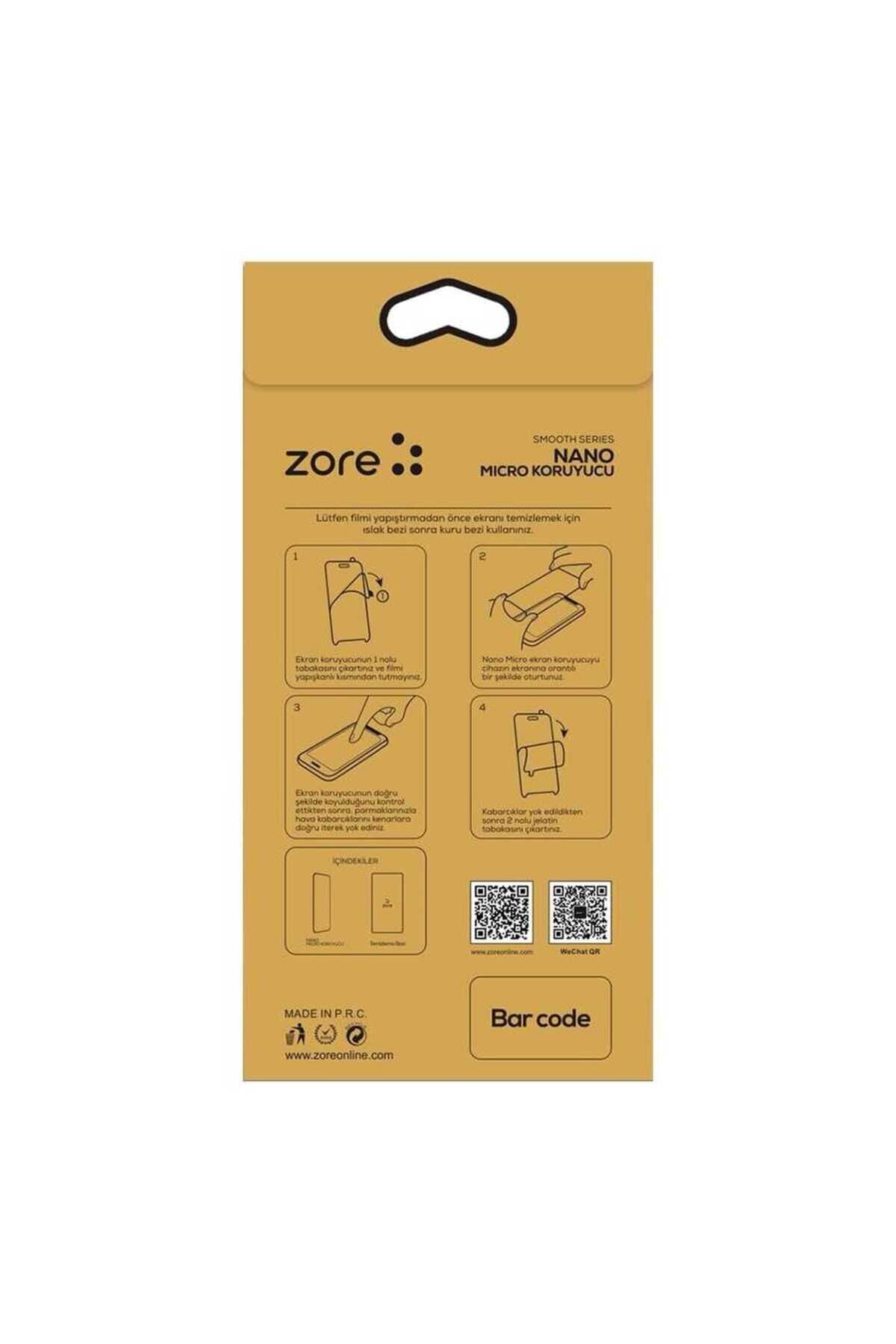 iPhone 13 Zore Nano Micro Temperli Ekran Koruyucu -