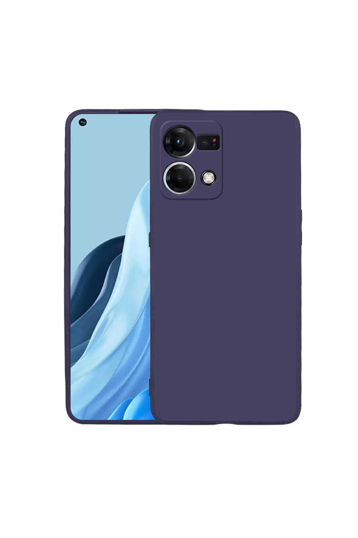 Reno 7 4G Kılıf BSAY Premier Silikon Kapak - Gold Gold