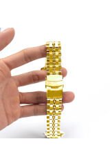 Watch 40mm Uyumlu KRD-54 Metal BSAY Kordon-Gümüş Siyah