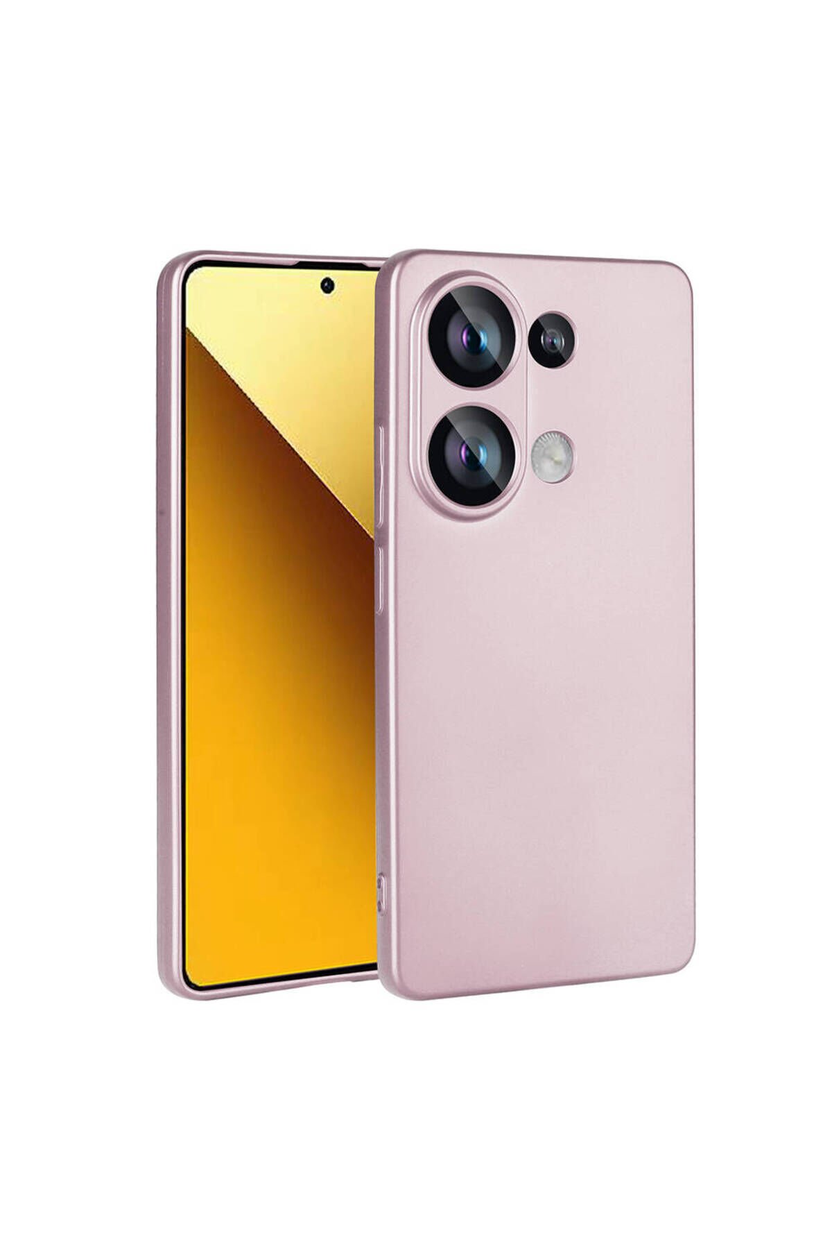 Poco M6 Pro 4G Kılıf BSAY Premier Silikon Kapak - Rose Gold Rose Gold