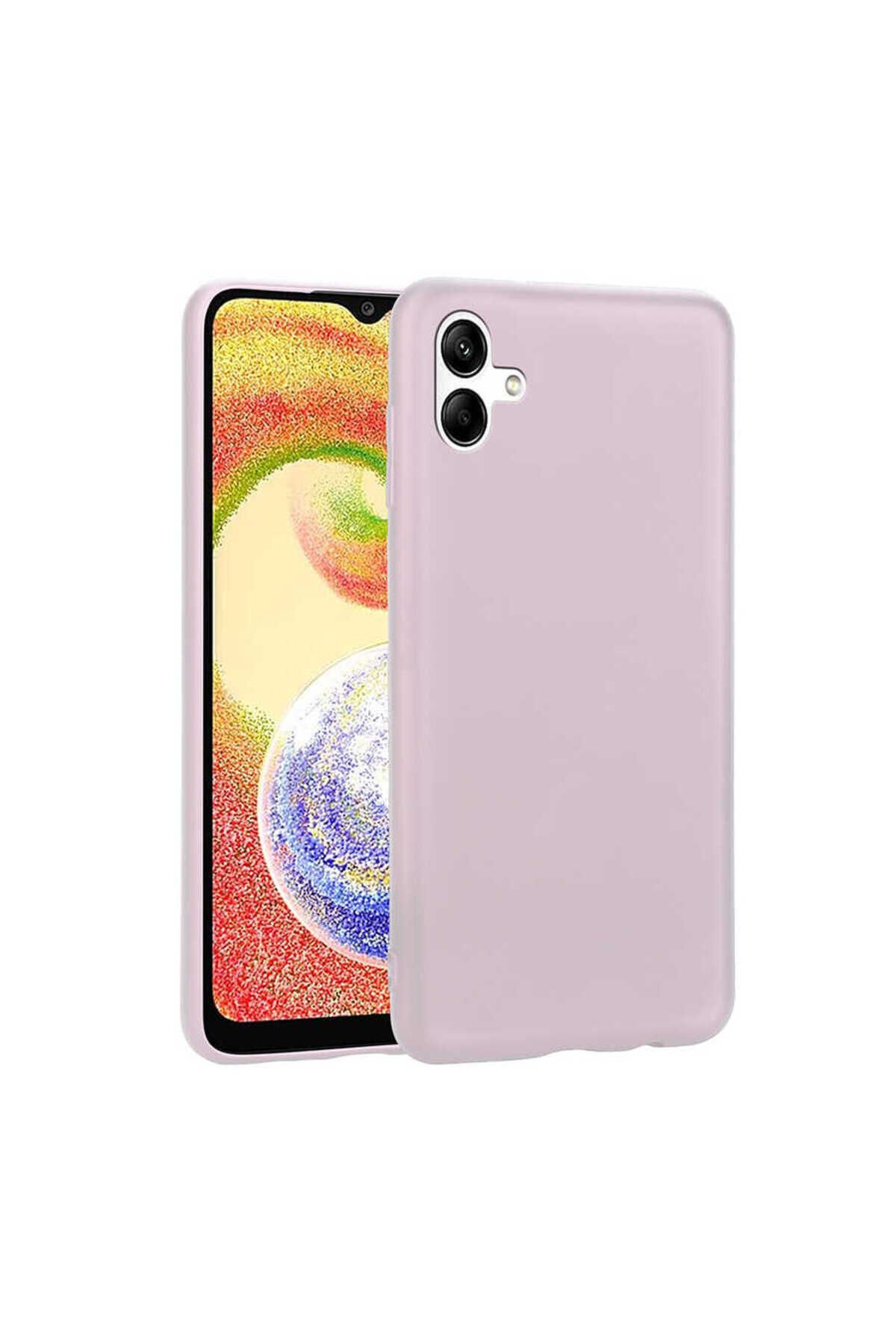 Galaxy A04 Kılıf BSAY Premier Silikon Kapak - Lacivert Rose Gold
