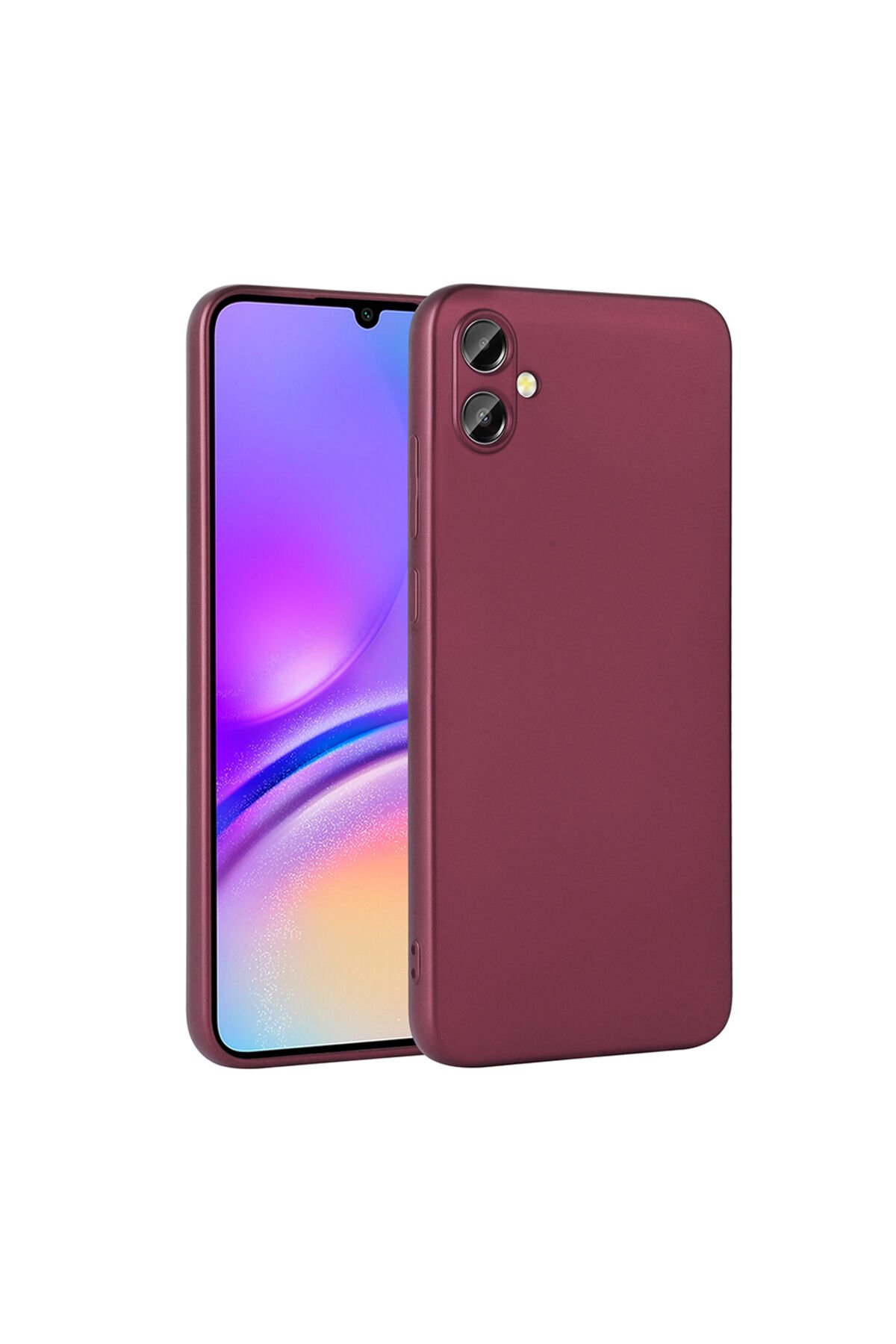 Galaxy A06 Kılıf ZPRB Premier Silikon Kapak - Mürdüm Mürdüm