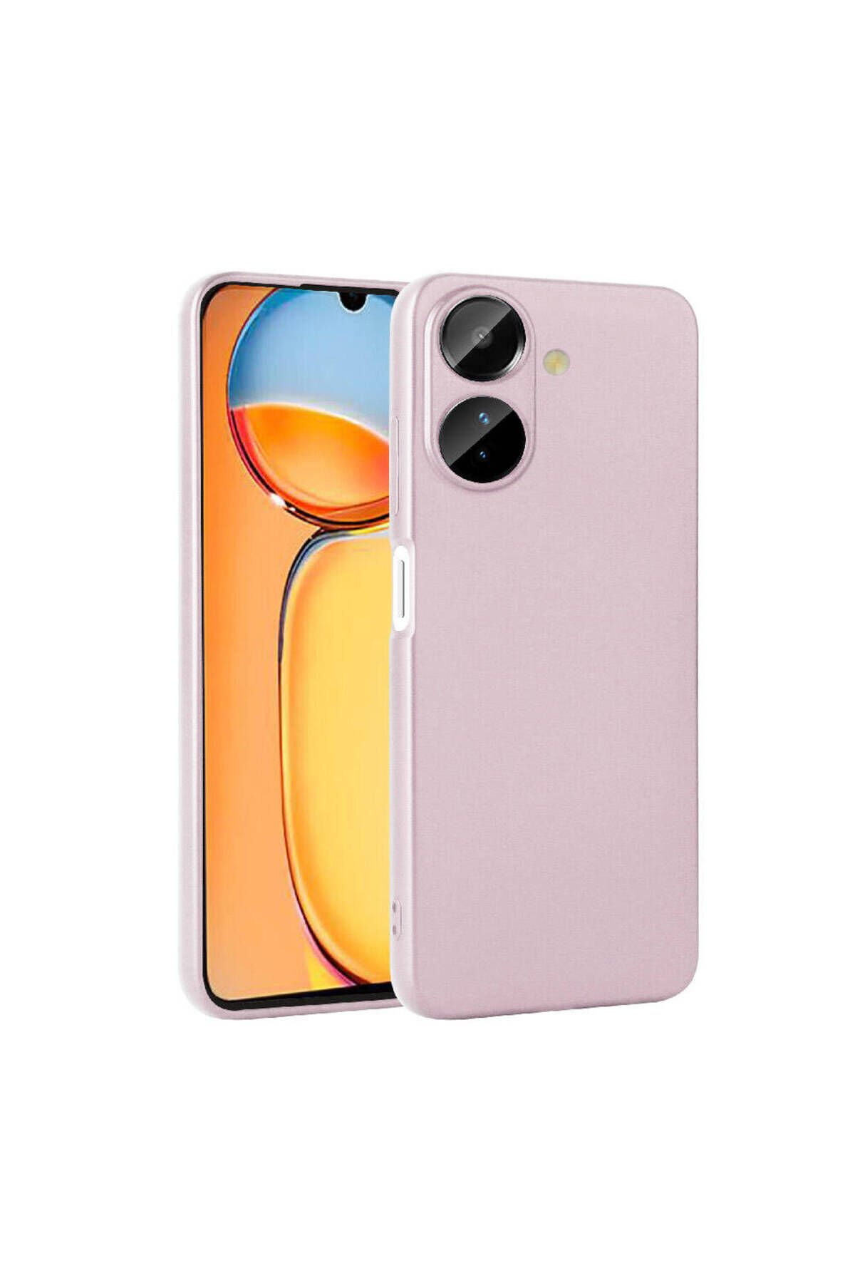 Poco C65 Kılıf BSAY Premier Silikon Kapak-Rose Gold Rose Gold