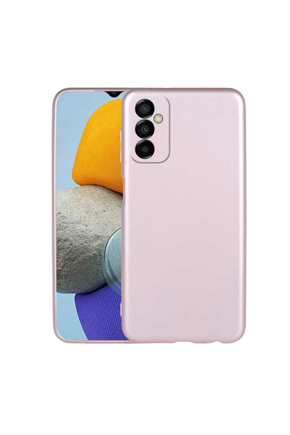 Galaxy M23 Kılıf BSAY Premier Silikon Kapak - Rose Gold Rose Gold